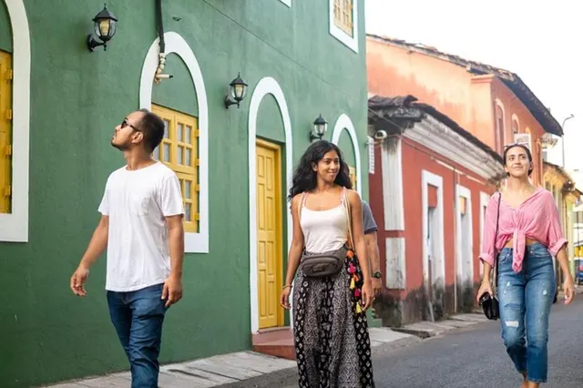 Fontainhas, Panjim's Portuguese quarter, on foot