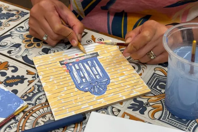 Azulejo tile painting workshop
