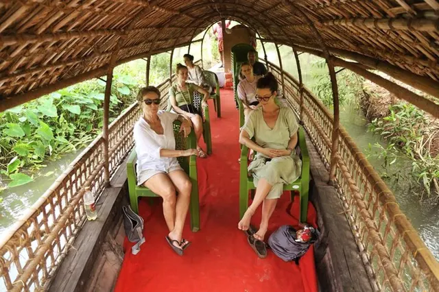 Village canals by canoe, with lunch