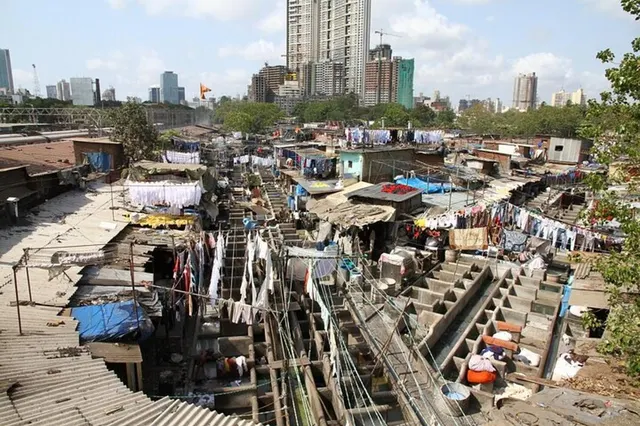 Dharavi, the Dhobi Ghat laundry and the dabbawalas
