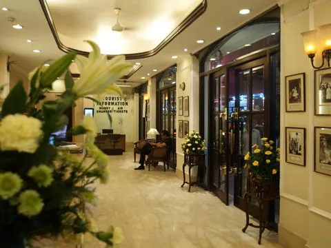 Reception of Hotel Ajanta in New Delhi