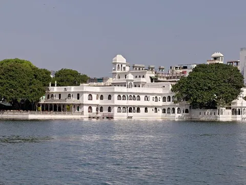 Façade of Amet Haveli in Udaipur