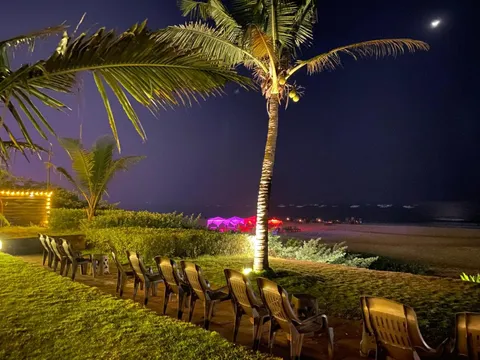 Restaurant of Chalston Beach Resort in Goa