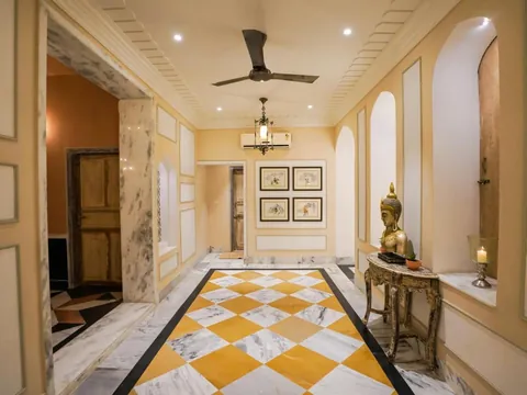 Corridor of Dev Mahal in Jaipur