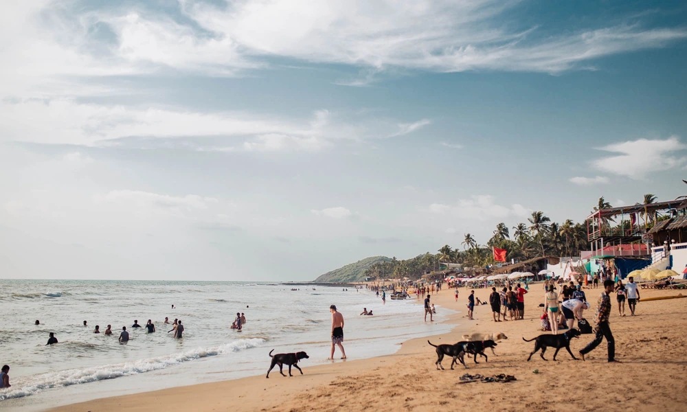 Baga beach, in north Goa