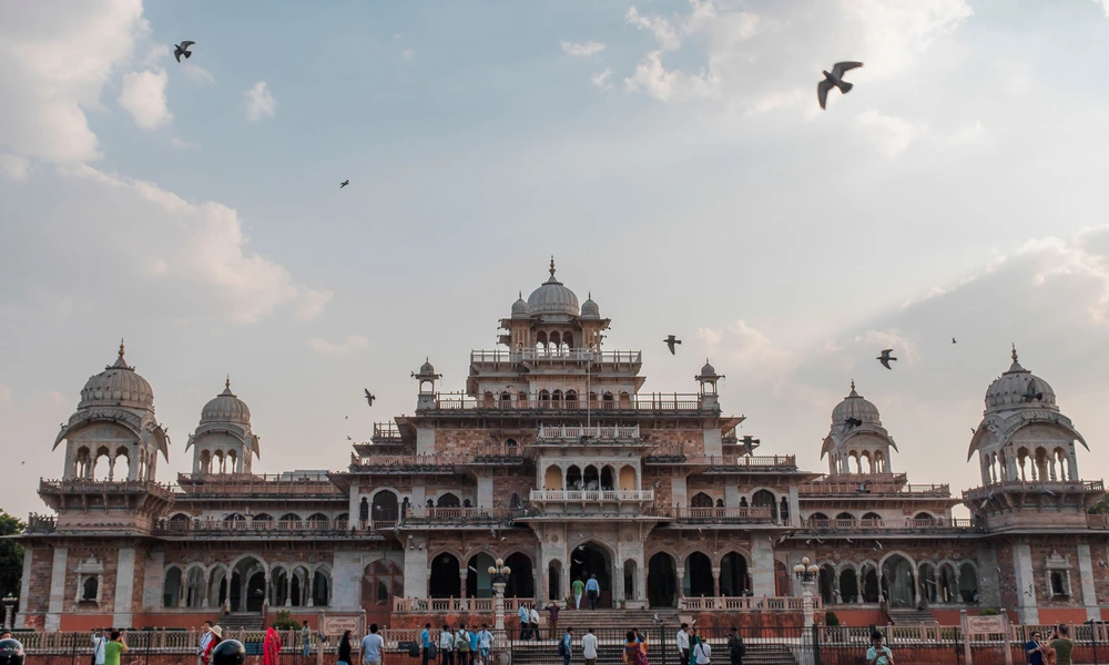 Albert Hall Museum, beside M.I. Road in Jaipur