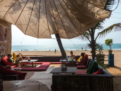 Restaurant of Jardim a Mar in Goa