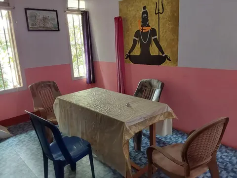 Restaurant of Johnson's Homestay in Kerala
