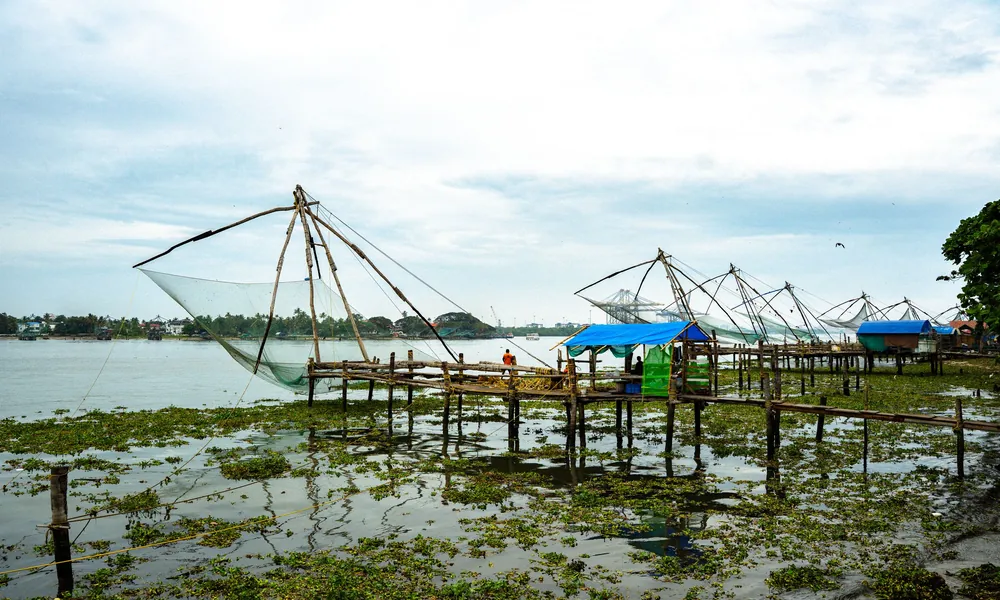 The Chinese fishing nets of Fort Kochi