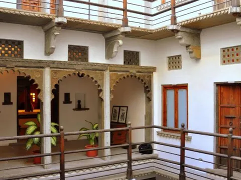 Courtyard of Madri Haveli in Udaipur