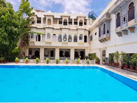 Courtyard of Mahendra Prakash in Udaipur