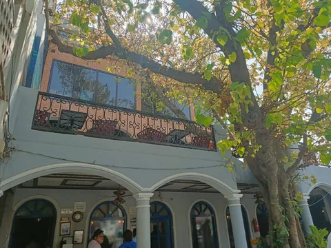 Façade of Maya Hotel & Restaurant in Agra