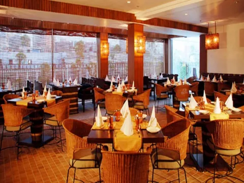 Zaffran restaurant of Hotel Palace Heights in New Delhi