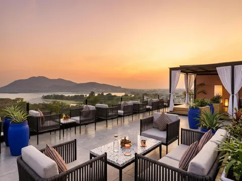 Terrace of The Sierra by the Lake in Udaipur