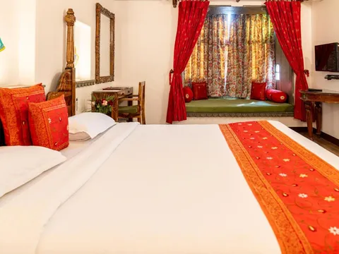 Room with two beds of Udaigarh in Udaipur