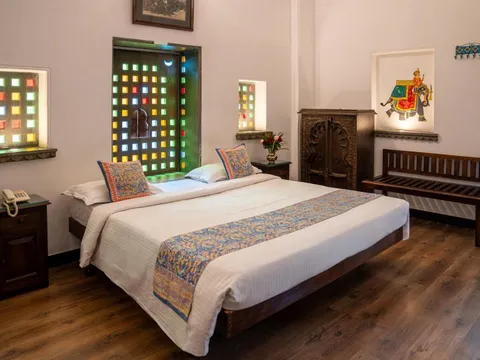 Room with balcony of Udaigarh in Udaipur
