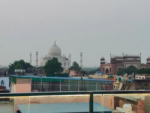 Taj Mahal view of The Vacation Villa in Agra